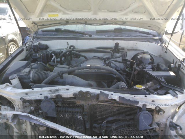 5TDZT38A34S222497 - 2004 TOYOTA SEQUOIA LIMITED WHITE photo 10