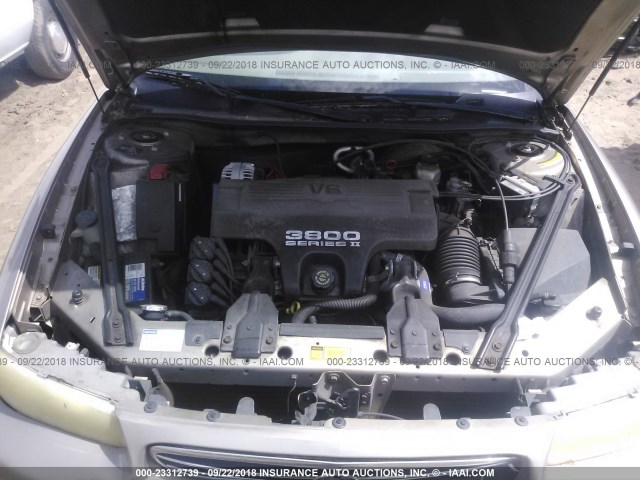 2G4WB52K8W1502845 - 1998 BUICK REGAL LS TAN photo 10