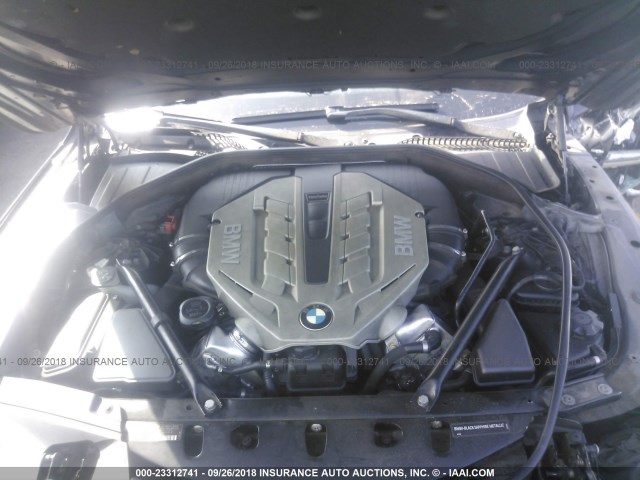 WBAKA83519CY34640 - 2009 BMW 750 I BLACK photo 10