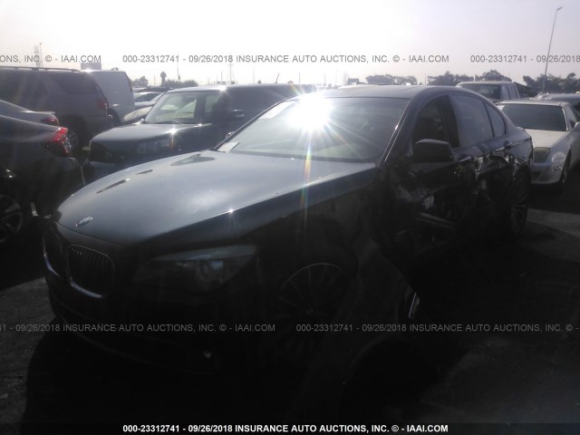 WBAKA83519CY34640 - 2009 BMW 750 I BLACK photo 2