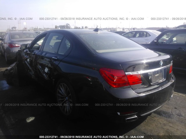 WBAKA83519CY34640 - 2009 BMW 750 I BLACK photo 3