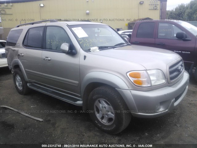 5TDBT44A43S158224 - 2003 TOYOTA SEQUOIA SR5 GOLD photo 1