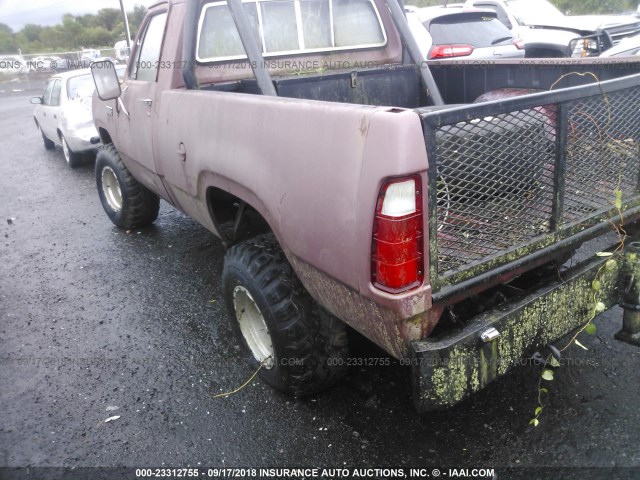 W14BE8S268615 - 1978 DODGE TRUCK W/D150  RED photo 3