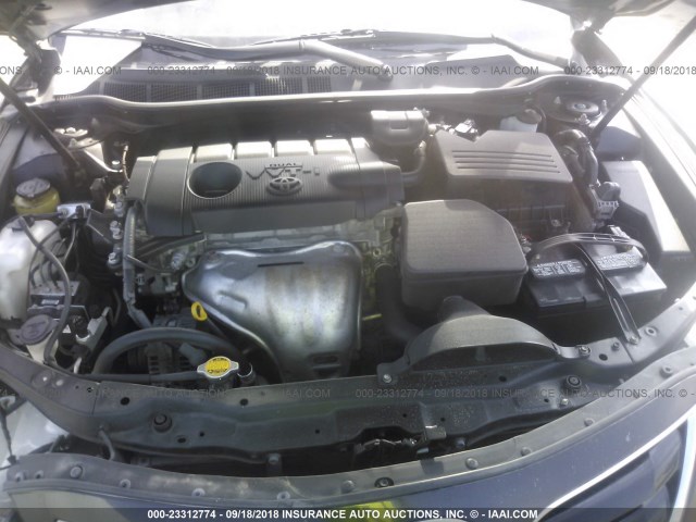 4T1BF3EK5BU662733 - 2011 TOYOTA CAMRY SE/LE/XLE BLACK photo 10