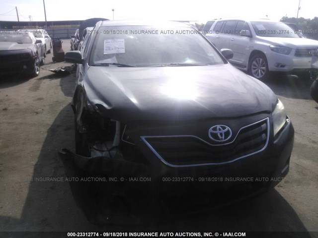 4T1BF3EK5BU662733 - 2011 TOYOTA CAMRY SE/LE/XLE BLACK photo 6