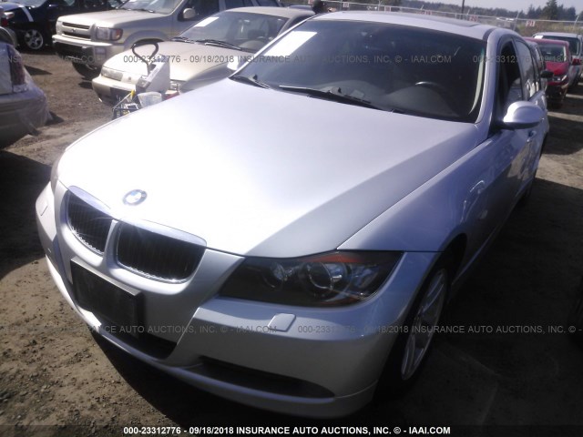 WBAVC93537KX59150 - 2007 BMW 328 XI SILVER photo 2