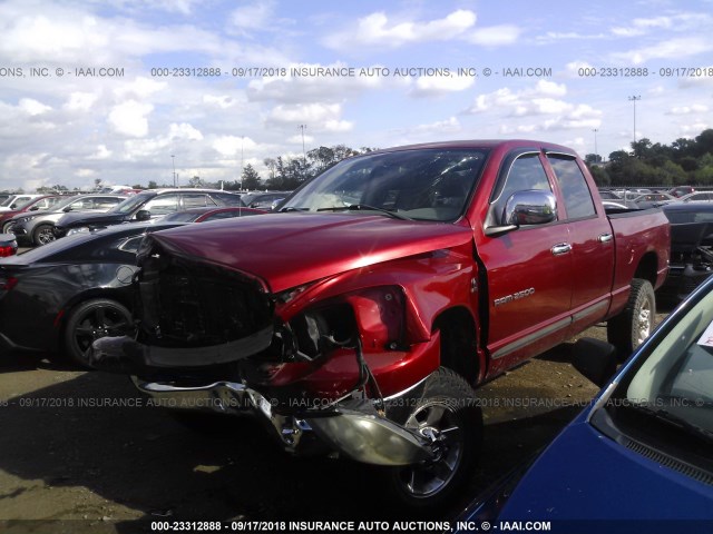 3D7KS28C76G165938 - 2006 DODGE RAM 2500 ST/SLT/LARAMIE RED photo 2