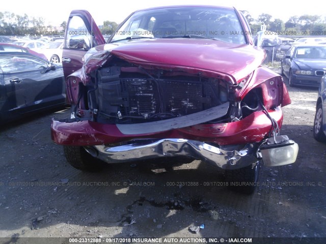 3D7KS28C76G165938 - 2006 DODGE RAM 2500 ST/SLT/LARAMIE წითელი ფოტო 6