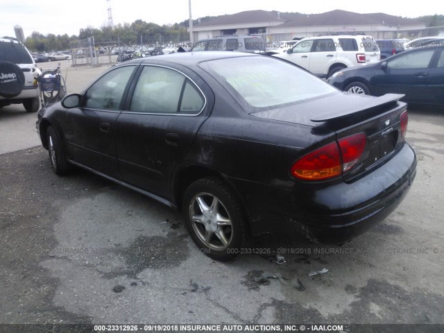 1G3NF52E2YC383766 - 2000 OLDSMOBILE ALERO GLS 黑色 照片 3