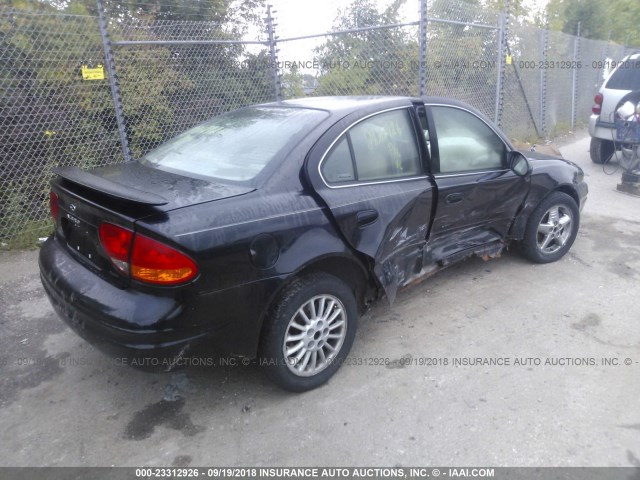 1G3NF52E2YC383766 - 2000 OLDSMOBILE ALERO GLS 黑色 照片 4