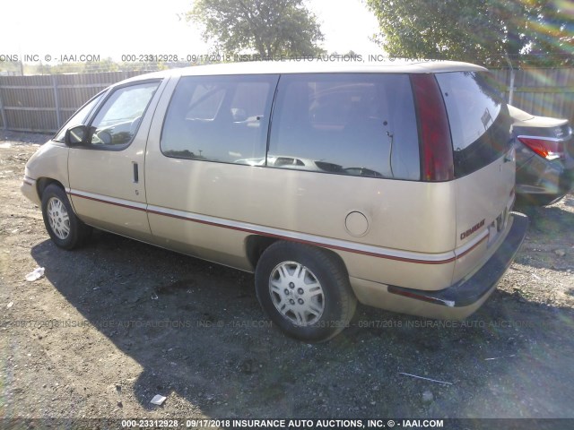 1GNDU06LXPT144131 - 1993 CHEVROLET LUMINA APV TAN photo 3