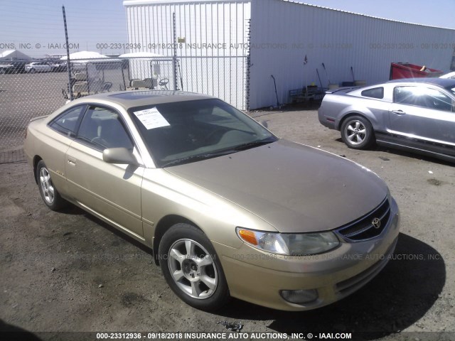 2T1CF22P1YC362812 - 2000 TOYOTA CAMRY SOLARA SE/SLE Qızıl foto 1
