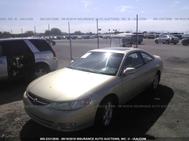 2T1CF22P1YC362812 - 2000 TOYOTA CAMRY SOLARA SE/SLE Qızıl foto 2
