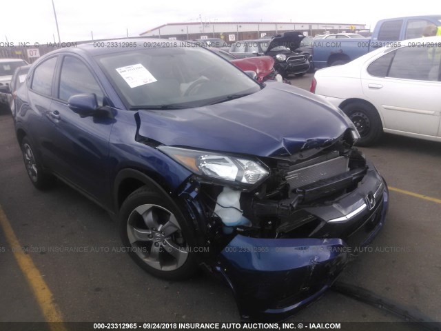 3CZRU6H53HM707157 - 2017 HONDA HR-V EX Dark Blue photo 1