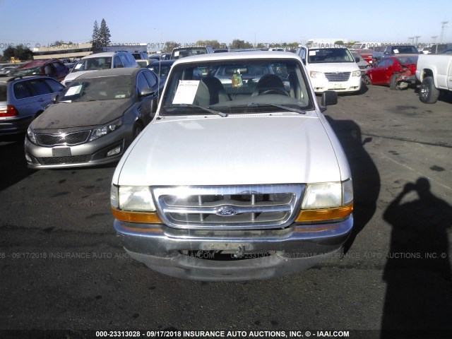 1FTYR10V9XUA49615 - 1999 FORD RANGER WHITE photo 6