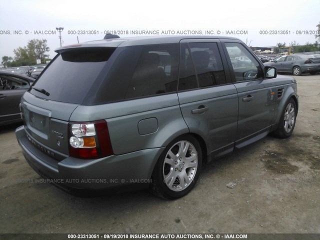 SALSF25426A913384 - 2006 LAND ROVER RANGE ROVER SPORT HSE GREEN photo 4