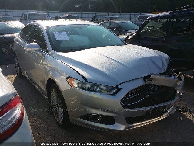 3FA6P0K96ER271434 - 2014 FORD FUSION TITANIUM SILVER photo 1