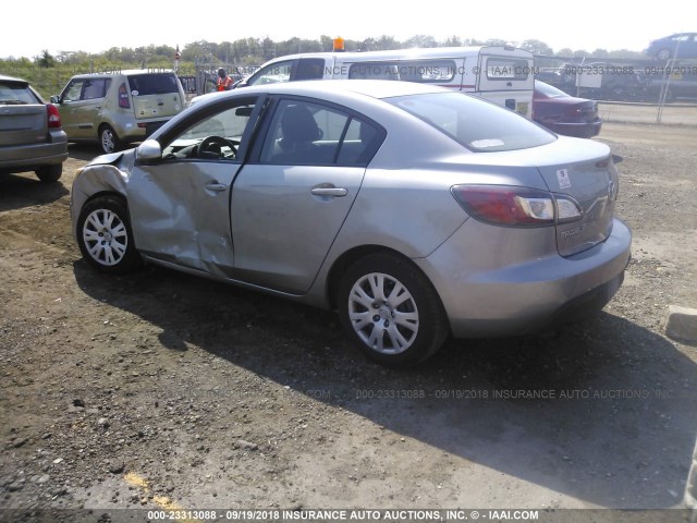 JM1BL1UF6B1491157 - 2011 MAZDA 3 I SILVER photo 3