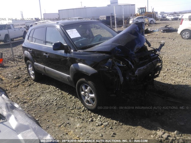 KM8JN72D95U159593 - 2005 HYUNDAI TUCSON GLS/LX BLACK photo 1