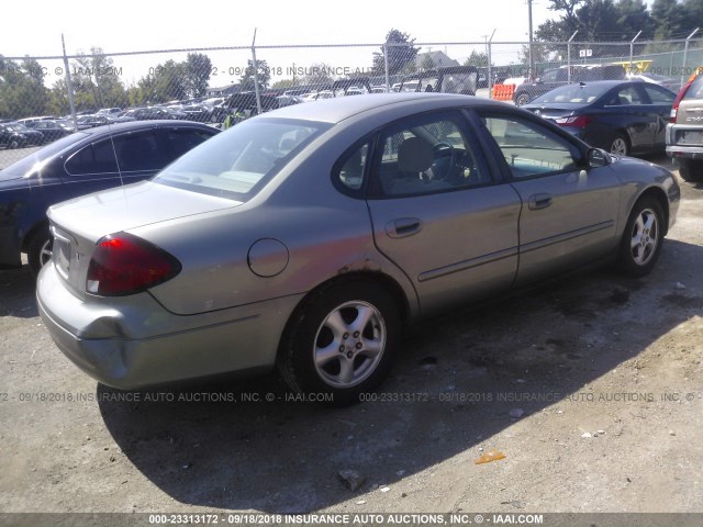 1FAFP55233G235085 - 2003 FORD TAURUS SES GRAY photo 4