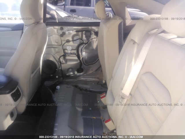 3FA6P0H70FR228974 - 2015 FORD FUSION SE SILVER photo 8