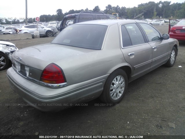 2FAFP74W03X123743 - 2003 FORD CROWN VICTORIA LX GRAY photo 4