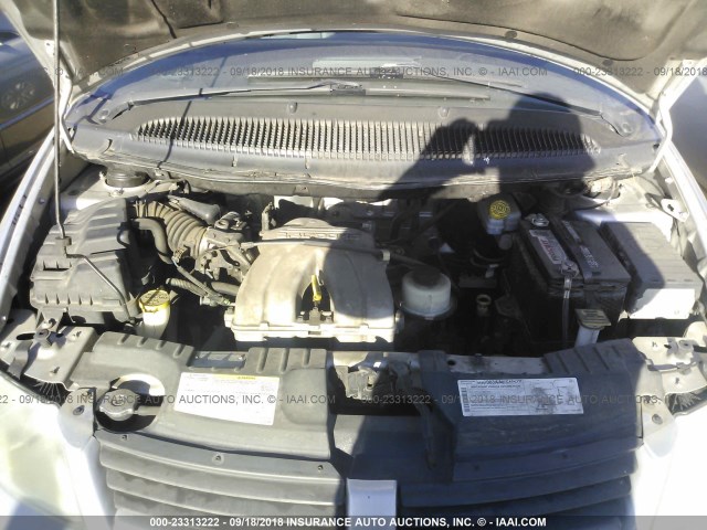 1D4GP25B35B130353 - 2005 DODGE CARAVAN SE GRAY photo 10