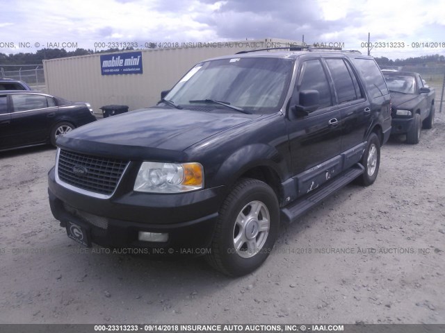 1FMPU16L53LC09212 - 2003 FORD EXPEDITION XLT BLACK photo 2