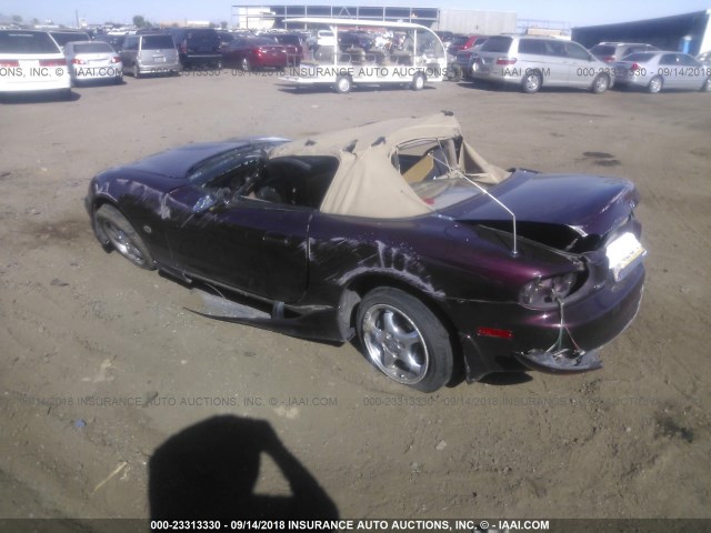 JM1NB3534Y0144733 - 2000 MAZDA MX-5 MIATA LS MAROON photo 3