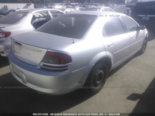 1B3EL36X32N185042 - 2002 DODGE STRATUS SE GRAY photo 4