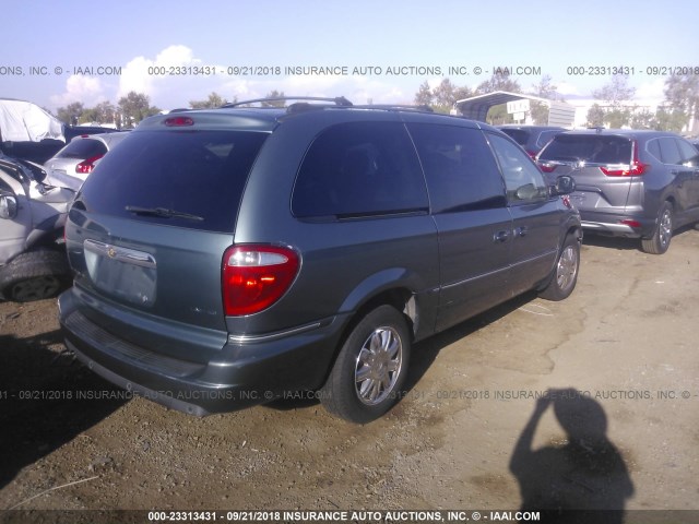 2A4GP64L06R622110 - 2006 CHRYSLER TOWN & COUNTRY LIMITED BLUE photo 4