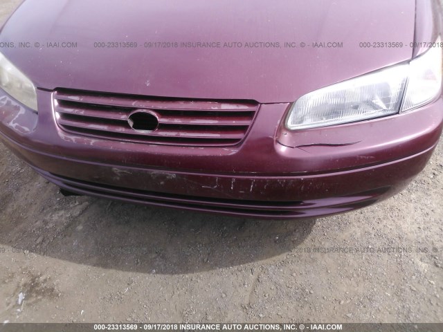 4T1BG22K7XU417354 - 1999 TOYOTA CAMRY CE/LE/XLE MAROON photo 6