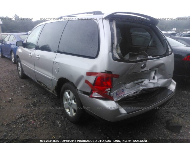 2FMZA51696BA10775 - 2006 FORD FREESTAR SE SILVER photo 3