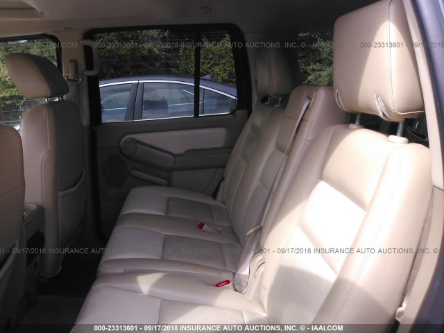 1FMEU74E67UB85971 - 2007 FORD EXPLORER EDDIE BAUER GRAY photo 8