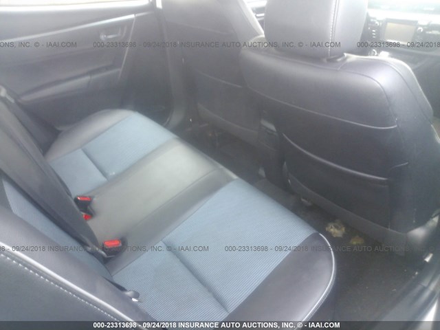 2T1BURHE8GC576310 - 2016 TOYOTA COROLLA L/LE/LE PLS/PRM/S/S PLS Արծաթագույն լուսանկար 8