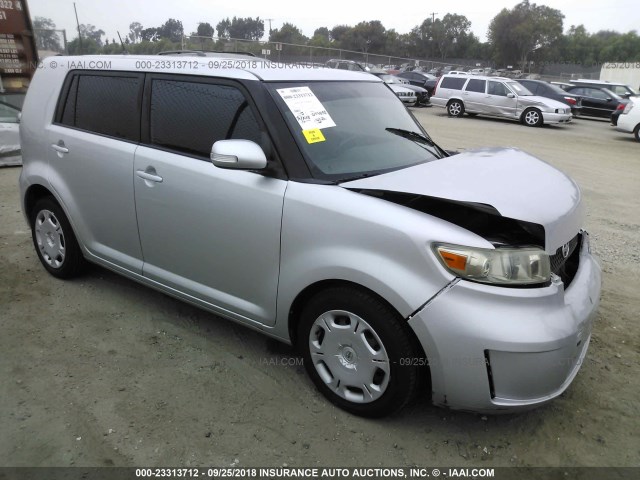 JTLKE50E481025402 - 2008 TOYOTA SCION XB Plata foto 1