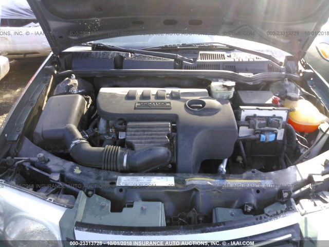 1G8AJ55F06Z141855 - 2006 SATURN ION LEVEL 2 GREEN photo 10