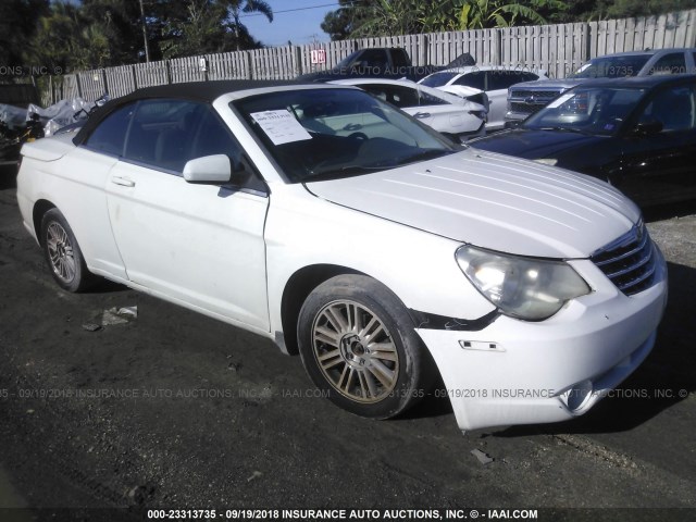 1C3LC55D29N554982 - 2009 CHRYSLER SEBRING TOURING WHITE photo 1