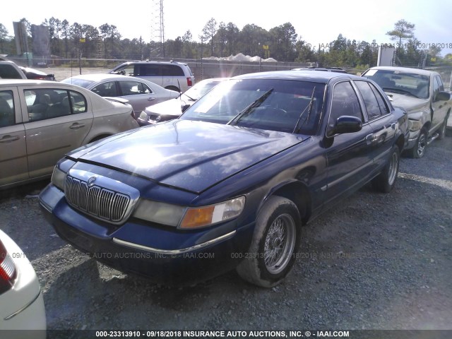 2MEFM74W6YX630722 - 2000 MERCURY GRAND MARQUIS GS BLUE photo 2