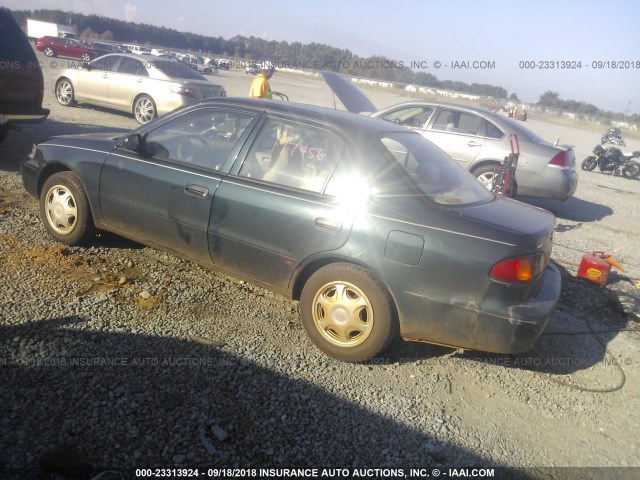 1NXBR12E1XZ183680 - 1999 TOYOTA COROLLA VE/CE/LE GREEN photo 3