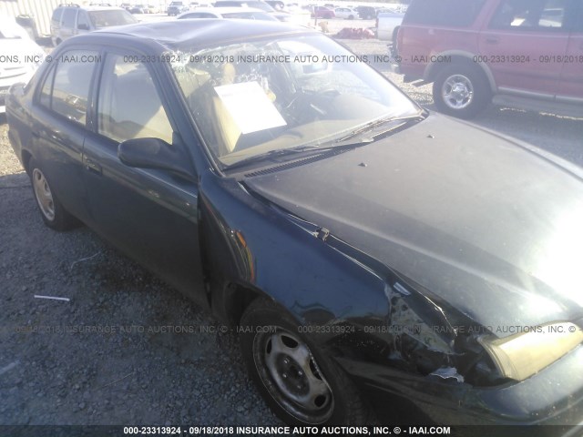 1NXBR12E1XZ183680 - 1999 TOYOTA COROLLA VE/CE/LE GREEN photo 6