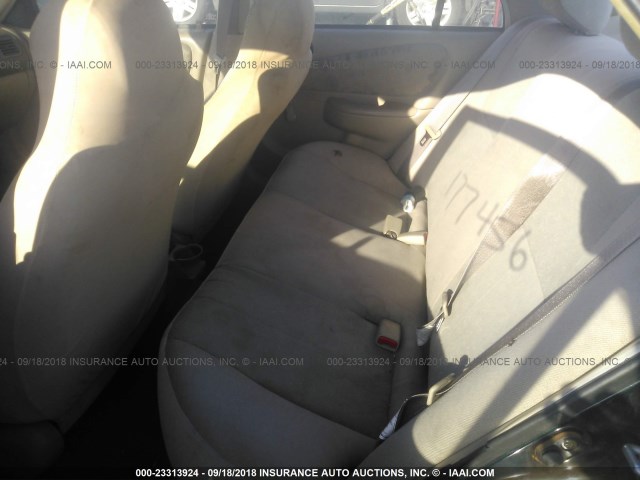 1NXBR12E1XZ183680 - 1999 TOYOTA COROLLA VE/CE/LE GREEN photo 8