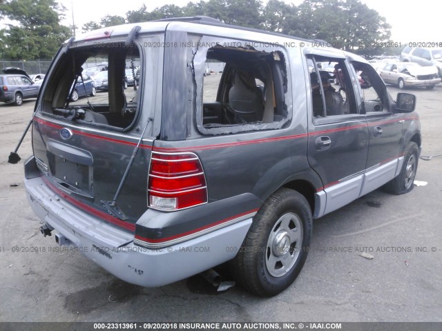 1FMFU16L64LB04272 - 2004 FORD EXPEDITION XLT GRAY photo 4