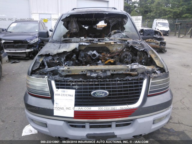 1FMFU16L64LB04272 - 2004 FORD EXPEDITION XLT GRAY photo 6