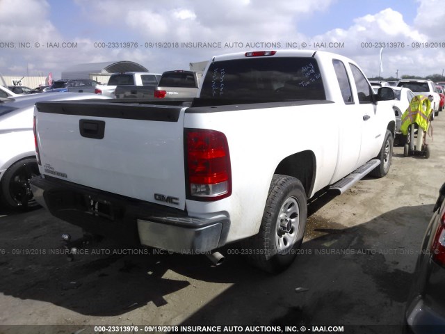 1GTR1TEX5DZ338975 - 2013 GMC SIERRA C1500 WHITE photo 4