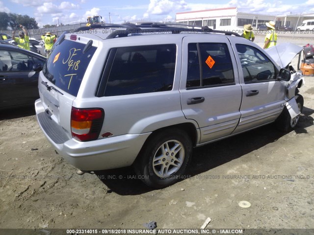 1J4GW48S94C323374 - 2004 JEEP GRAND CHEROKEE LAREDO/COLUMBIA/FREEDOM 银色 照片 4
