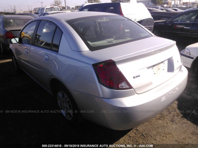 1G8AJ52F14Z147052 - 2004 SATURN ION LEVEL 2 SILVER photo 3