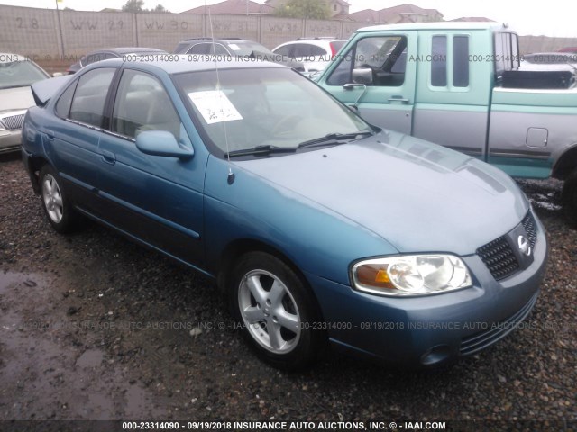 3N1AB51A24L482551 - 2004 NISSAN SENTRA 2.5S TURQUOISE photo 1