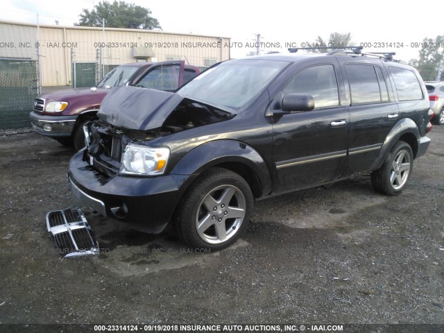 1D8HB58268F112229 - 2008 DODGE DURANGO LIMITED BLACK photo 2