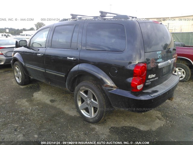 1D8HB58268F112229 - 2008 DODGE DURANGO LIMITED BLACK photo 3